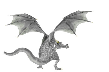 dragon cartoon walking rear view
