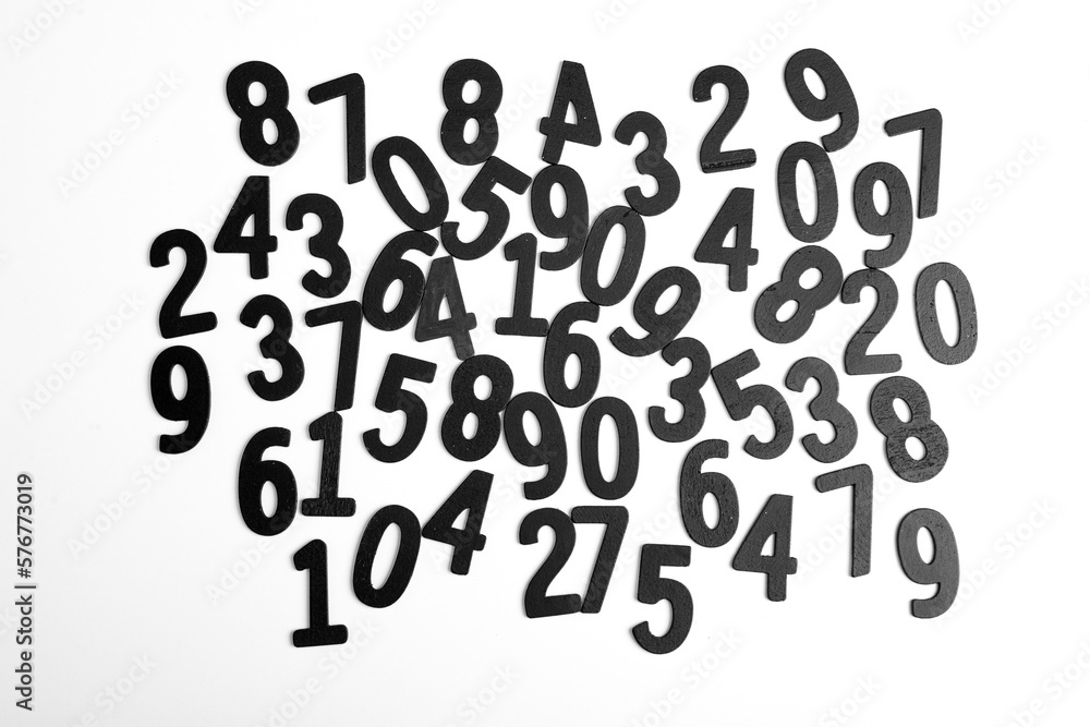 Poster digital background with numbers. texture of random numbers figures. economic collapse or default con