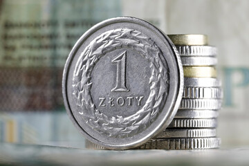 One-zloty coin based on other coins