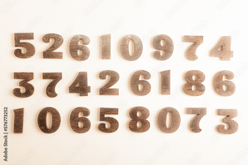 Poster digital background with numbers. texture of random numbers figures. economic collapse or default con