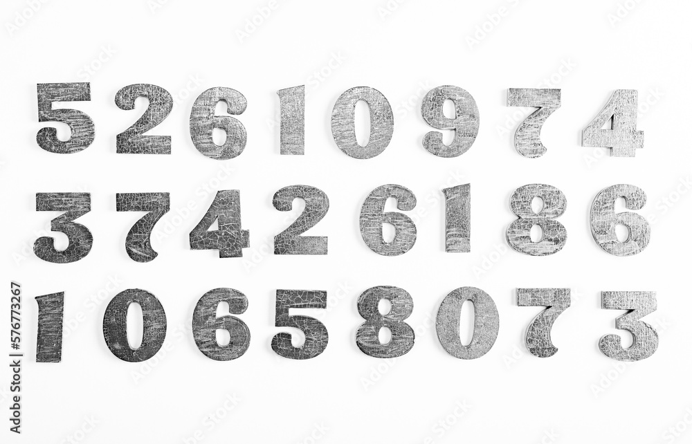 Poster digital background with numbers. texture of random numbers figures. economic collapse or default con