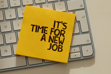 It's time for a new job
