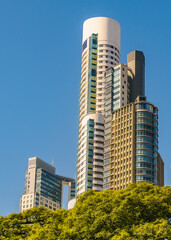 Obraz premium Contemporary stlye apartment buildings