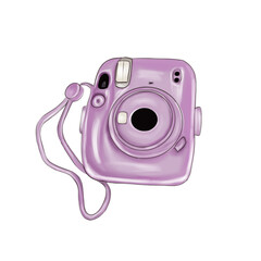pink digital camera