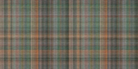 Tartan seamless border. Traditional gingham texture for natural trendy trim. 