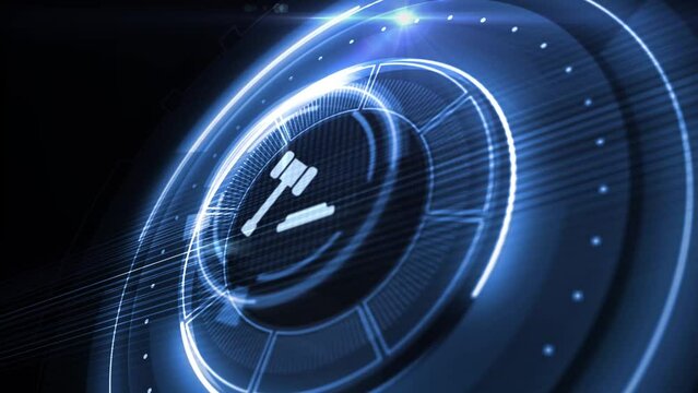 Business, Technology, Internet and network concept. Attorney at law business legal lawyer auction Internet technology.