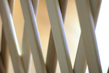 Abstract Close Up of a Wooden Gate