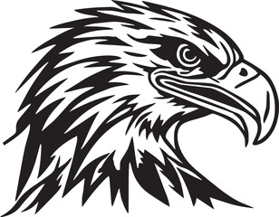 Eagle Head icon, eagle logo, American eagle, Illustration SVG Vector