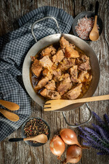 Fototapeta premium Stewed pork shoulder.