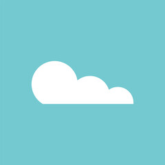 Clouds icon. Sky. Set. Vector illustration.