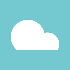 Clouds icon. Sky. Set. Vector illustration.