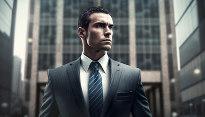 Businessman in a suit