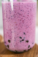 Mixed Berry Boba Smoothie