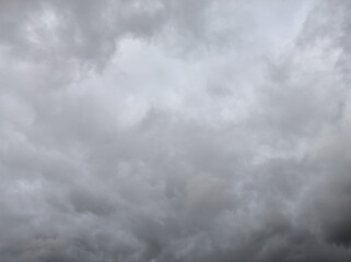 Fototapeta premium Mass of greyish clouds