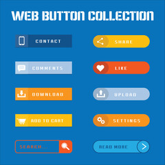 cta web button collection	