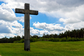 Cross in the field