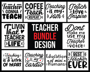 Teacher SVG T shirt design