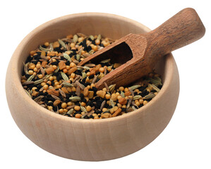 Mixed spices named as pach foron masala