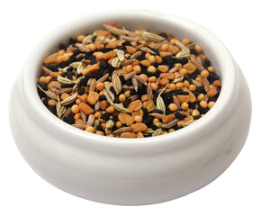 Mixed spices named as pach foron masala