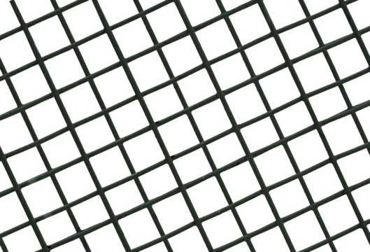 The texture of the metal mesh on a white background. Torn steel, metal mesh with holes