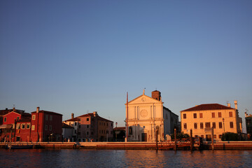 Fototapeta na wymiar Pellestrina - Between Venice Laguna and the Adriatic sea - Commune of the metropolitan city of Venice - Italy