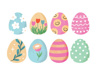 Watercolor Hand Drawn Cute Spring Easter Element Clipart Egg
