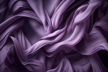 Obraz premium soft purple chiffon texture Generative AI