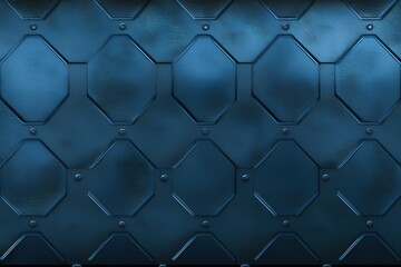 Fototapeta premium Uniform Dark Blue Matte Metal Texture