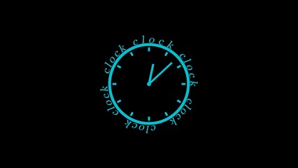 abstract beautiful clock illustration background 