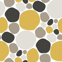 Abstract seamless pattern with round spots