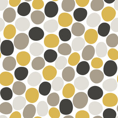 Abstract seamless pattern with round spots