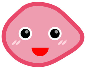 Smile shape icon. Vector illustration.	