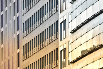 Full frame shot of a modern office building in Berlin
