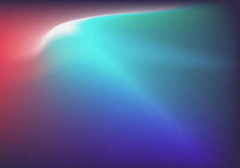 Fototapeta premium Blue retro absract background gradient with grain texture