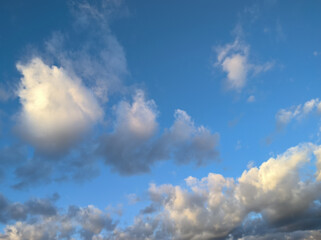 Black cloud abstractly that seems to direct the other clouds