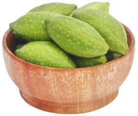 Fresh green medicinal haritaki