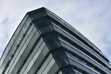 Low angle view of a modern office building in Berlin