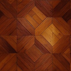 Seamless texture of wooden parquet and laminate, granite tiles. Tiles without borders. The repeating ornament is very detailed. Generative art.