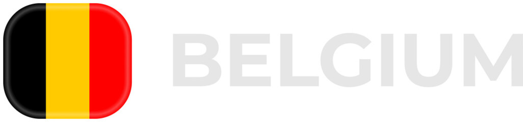 Fototapeta premium belgium flag football 2024 tournament euro, european 