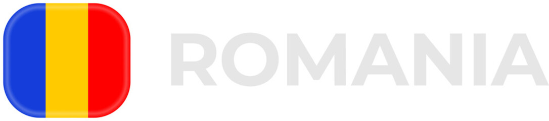 Fototapeta premium romania flag football 2024 tournament euro, european 