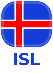 Fototapeta premium iceland flag football 2024 tournament euro, european 