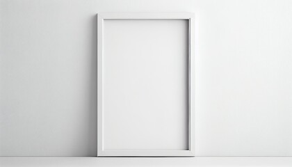 Blank Picture Frame Mockup: A Clean and Simple Design for Your Artwork