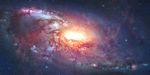 Plakat Space wallpaper. Universe. Stars and galaxies. Elements of this image furnished by NASA