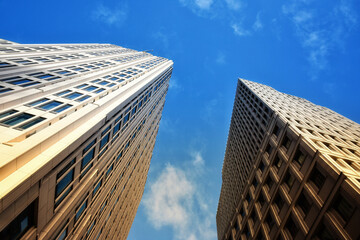 Low angle view of a modern office building in Berlin