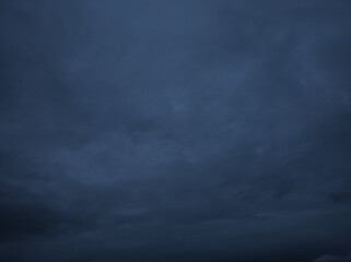 Bluish color. The night is very close