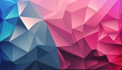 Fototapeta premium Abstract background with different geometric patterns. Gradient, all colors of the rainbow, very detailed. Generative art.