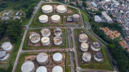 
The Ministry of Finance announced that there will be an increase in the fuel tax to collect R$ 28.8 billion this year. Aerial view of the land terminal in Barueri
