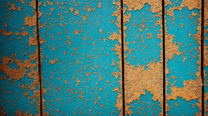 Muro de Hormigón con Superficie Rugosa en Color Azul,  IA Generativa