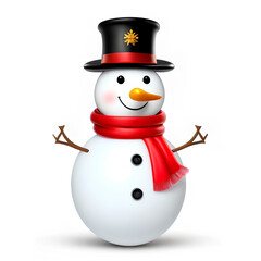 Adorable Snowy Snowman Scenes | High-Quality Winter Snowman Images for Your Creative Projects