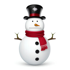 Adorable Snowy Snowman Scenes | High-Quality Winter Snowman Images for Your Creative Projects